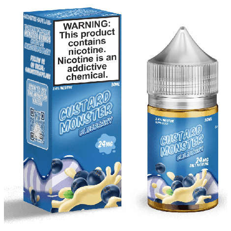 Custard Monster Blueberry Salt Nic E-Liquid - 48mg